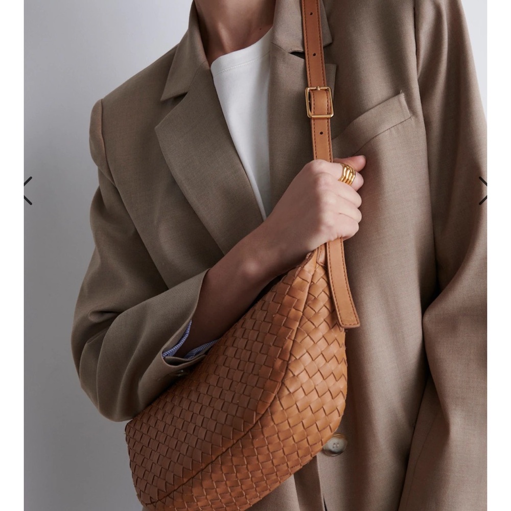 NWT Madewell Woven Leather Sling Crossbody Clare V